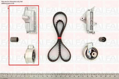 FAI AUTOPARTS tbk168 -  Комплект ремня ГРМ